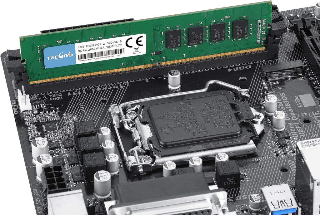 High-Performance 8GB DDR4 2666MHz Dual Channel RAM Kit - Unbuffered 288-Pin Desktop Memory PC4-21300U