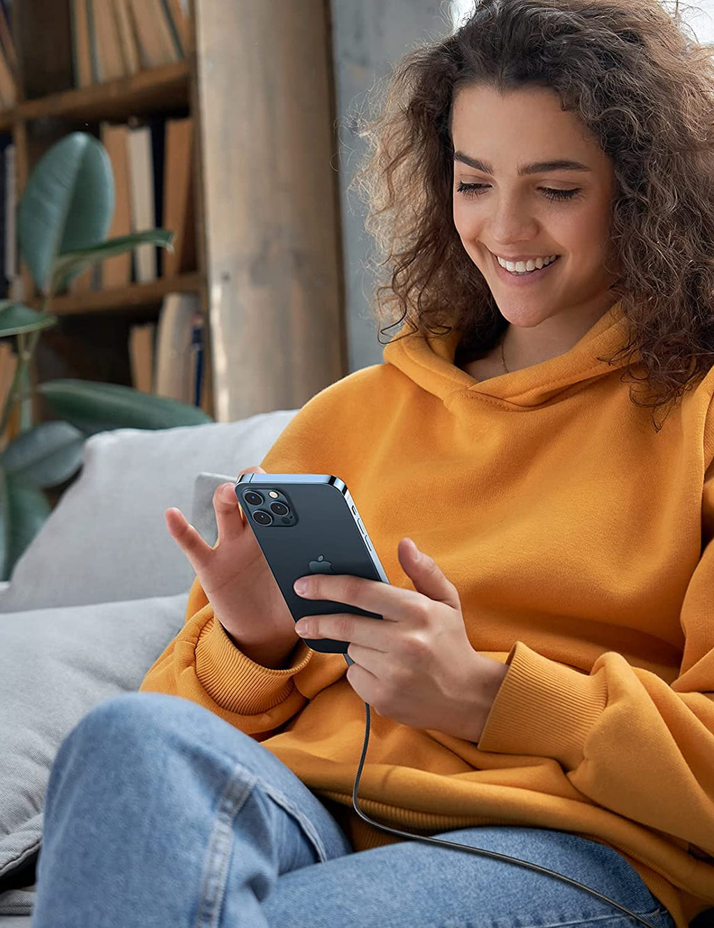 6FT MFi Certified USB C to Lightning Cable - Fast Charging for iPhone 14/13/12/11/X Series, iPad & AirPods Pro