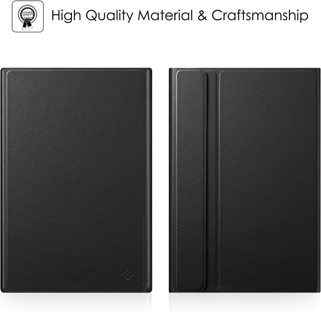 Slim Lightweight Keyboard Case for Samsung Galaxy Tab A7 10.4" 2022/2020 - Detachable Wireless Bluetooth Keyboard, Magnetic Stand Cover - Black